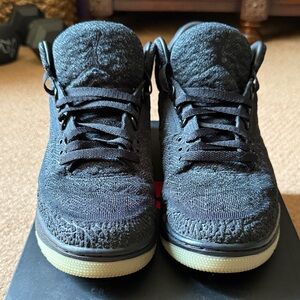 Air Jordan 3 Black Knit Sneakers
